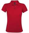 10573 Ladies Prime SOL'S Ladies Prime Poly/Cotton Piqué Polo Shirt Red colour image